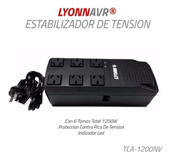 Estabilizador de Tensión LYONN 1200N-V - CUMBRE MEGACOMPU