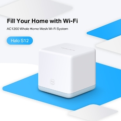 Sistema Wi-Fi Mesh Mercusys Halo S12 Pack de 3 - CUMBRE MEGACOMPU