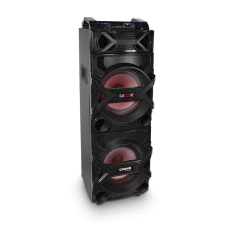 PARLANTE TORRE CROWN MUSTANG DJS-1002BT WOOFER 2X10” 25000W LED