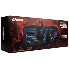 Imagen de COMBO 4 EN 1 NOGA NKB-403 TECLADO-MOUSE-PAD-AURICULAR