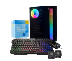 PC INTEL PENTIUM G6405 | 8 GB RAM | SSD 120 GB | FUENTE 500W | PERIFÉRICOS