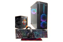 PC AMD RYZEN 7 5700G | 16 GB RAM | SSD 240 GB | HDD 1 TB | FUENTE 600W | PERIFERICOS