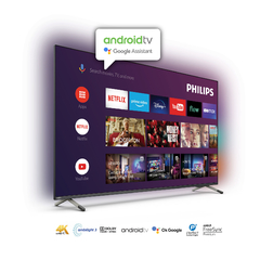 SMART TV PHILLIPS 65'' 4K UHD ANDROID TV + AMBILIGHT (65PUD7906/77) - comprar online