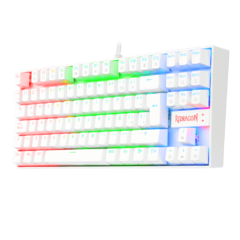 Teclado Mecánico Redragon Kumara White K552 RGB Switch Blue - comprar online