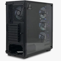 GABINETE SAIKANO TX4 FANES BLACK RGB 3 FAN FRONTAL (SKNCASE-201) - CUMBRE MEGACOMPU