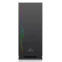 GABINETE SHENLONG GT-701 MID-TOWER ACRILICO COOLER RGB RAINBOW RING X1 - comprar online
