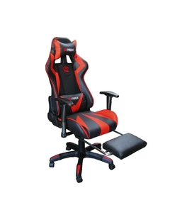 SILLA GAMER AITECH YS-919 RECLINABLE CON APOYA PIES Y BRAZOS REGULABLES