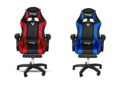 SILLA GAMER DAEWOO SHOOTER DW-SGA001NA RECLINABLE CON APOYA PIES Y BRAZOS REGULABLES