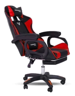 SILLA GAMER DAEWOO SHOOTER DW-SGA001NA RECLINABLE CON APOYA PIES Y BRAZOS REGULABLES - CUMBRE MEGACOMPU