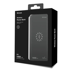 Cargador Portátil Inalámbrico Wesdar WS1 10000mAh Power Bank - CUMBRE MEGACOMPU