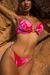 Biquini Aro com Elo Gold - Red Flowers - comprar online