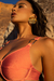 Biquini Aro Amarilis com Elo - Coral - comprar online