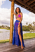 Saía rodada Maly - Azul na internet