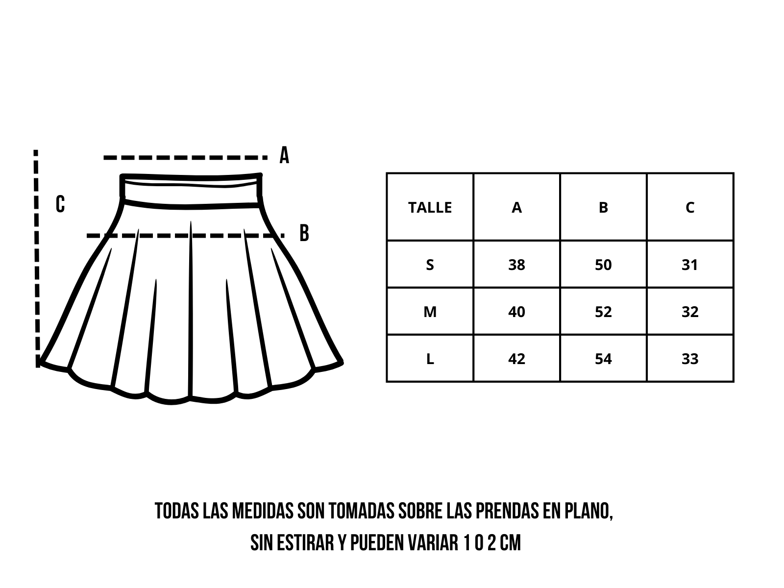 Imagen de la falda tableada sastrera
