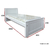 Cama 1 Plaza Americana - comprar online