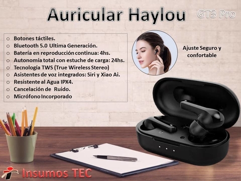 Audífonos inalámbricos TEC Pro generación 2023 Negro