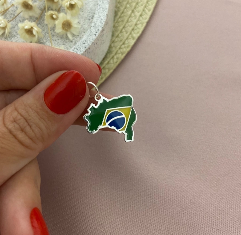 Mapa Mundial De Bandeira De Portugal Em Pin Com Nome Do País