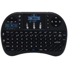 Controle Remoto Air Mouse Touchpad com Mini Teclado e Mouse Universal Smart TV / PC / Playstation / Xbox
