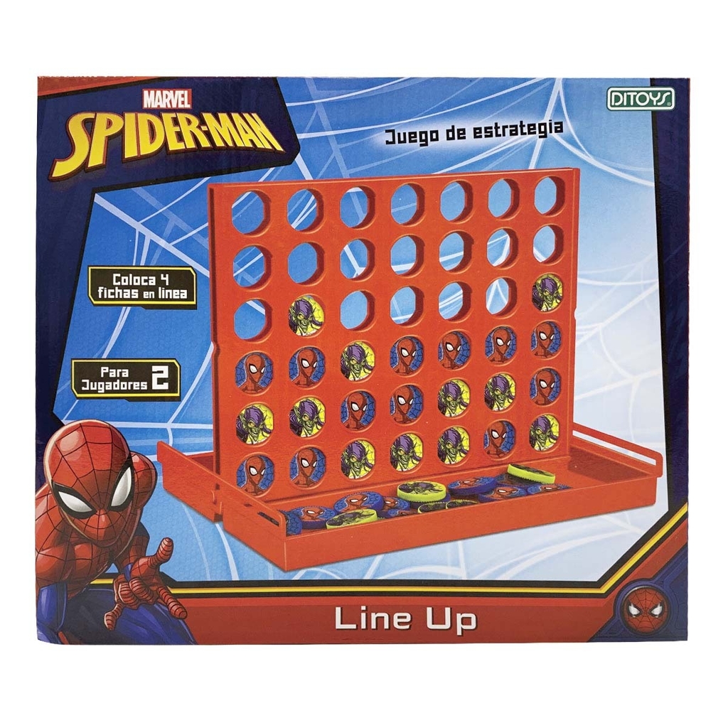 Juego 4 en Linea Spiderman Line Up - Dominó Online