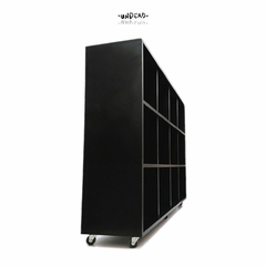 Mueble 12 cubos black (800 vinyls) - comprar online