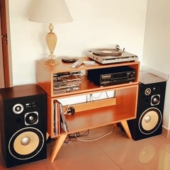 Mueble 2 cubos Scandinavian (120 vinyls)