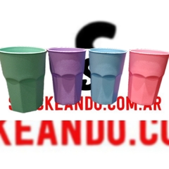 Vaso facetado