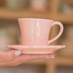 Taza de Café con Plato Lucia - comprar online