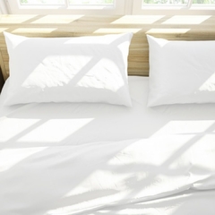 Pack de fundas de almohadas Blanco 180 Hilos 100% Algodón en internet