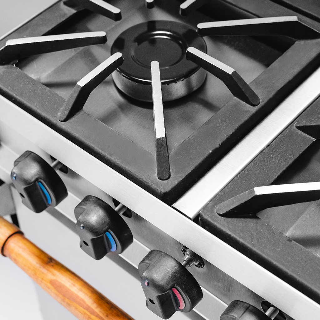 Cocina Industrial 4 Hornallas Gauchito Sol Real - FAER