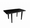 MESA RECTANGULAR NEGRA DESARMABLE MASCARDI