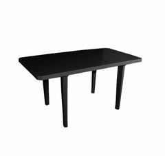 MESA PLÁSTICA NEGRA MASCARDI