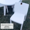 SET X 4 Silla Paris Premium blanca Mascardi