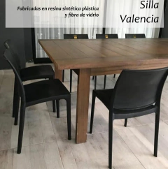 Promo x 6 Sillas Valencia negras en internet