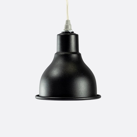Lámpara Colgante Para Interior Industrial Campana Mini - Negro