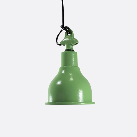 Lámpara Colgante Para Interior Industrial Campana Mini - Verde
