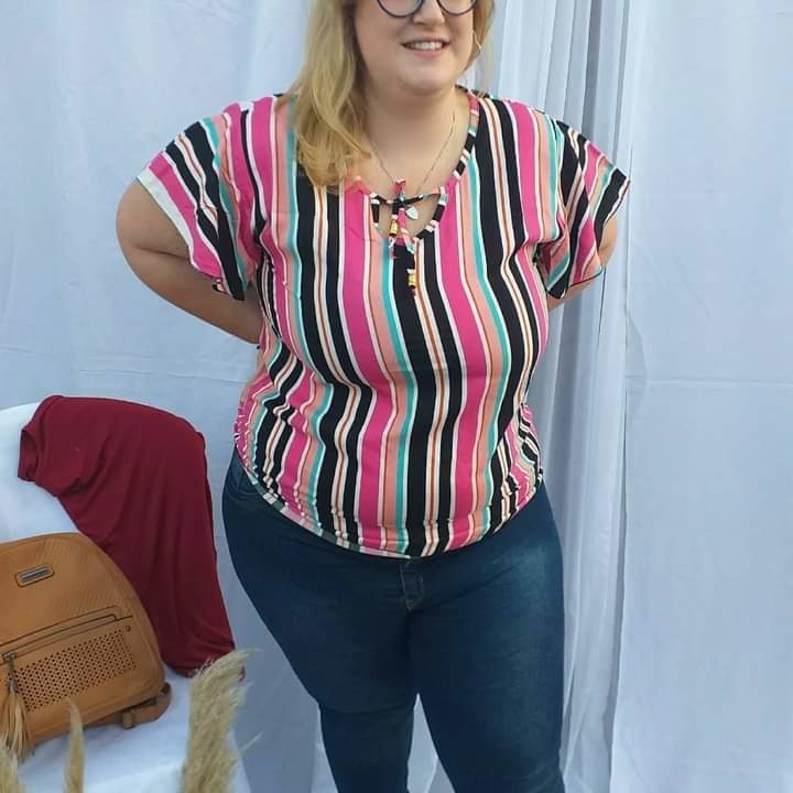 BLUSA FIBRANA TALLES ESPECIALES - wonlyindumentaria