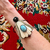 Bracelete Leque Retro no braço