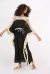 Kaftan Scarlet Preto na internet