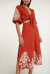 Vestido Emma Terracota - comprar online