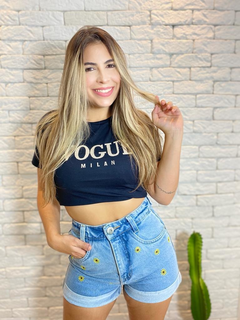 short jeans girassol