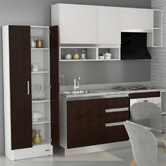 Despensero Cocina 2 Puertas Wengue en internet