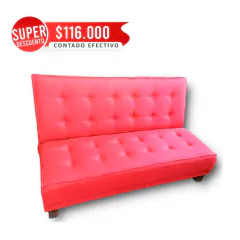 Sofa Cama 3 cuerpos 3 Posiciones con Resortes 1.30x1.90