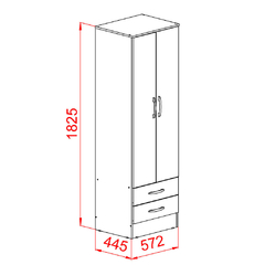 Placard 2 puertas Venecia - tienda online