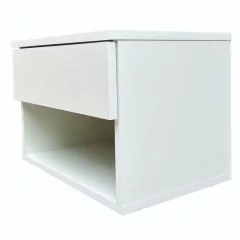 Imagen de Mesa de Luz Flotante BLANCO