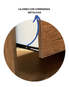 Mesa de Luz Flotante HABANO - Amuebla