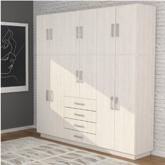 Placard 12 Puertas 4 Cajones Venecia - Amuebla