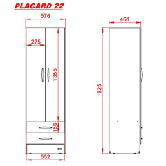 Imagen de Placard 2 puertas Venecia