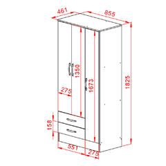 Placard 3 Puertas + Mesa de Luz Venecia en internet