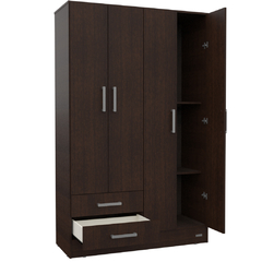 Placard 4 puertas Wengue - comprar online