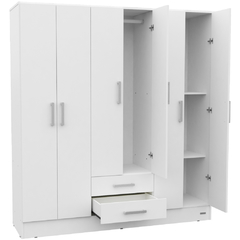 Placard 6 Puertas Blanco - comprar online